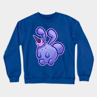 Purple Icecream Bunny Crewneck Sweatshirt